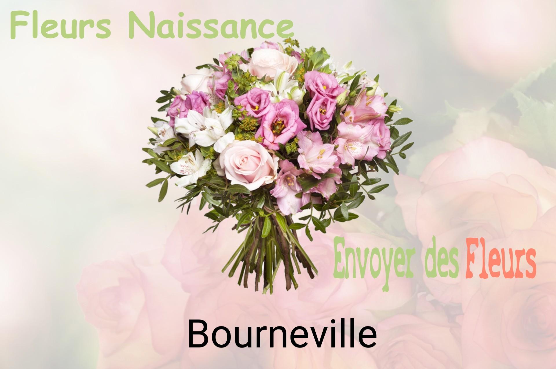 Bouquet de fleurs de naissance livré à Bourneville